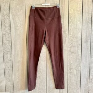 Girlfriend Collective Brown Compressive High Rise Leggings